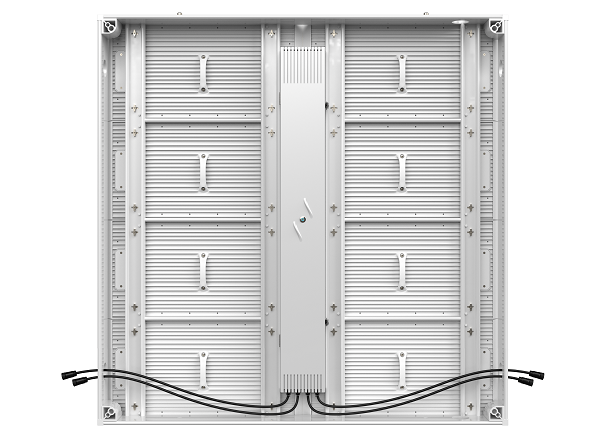 1 m x 1 m zunanja tanka LED omarica brez ventilatorja